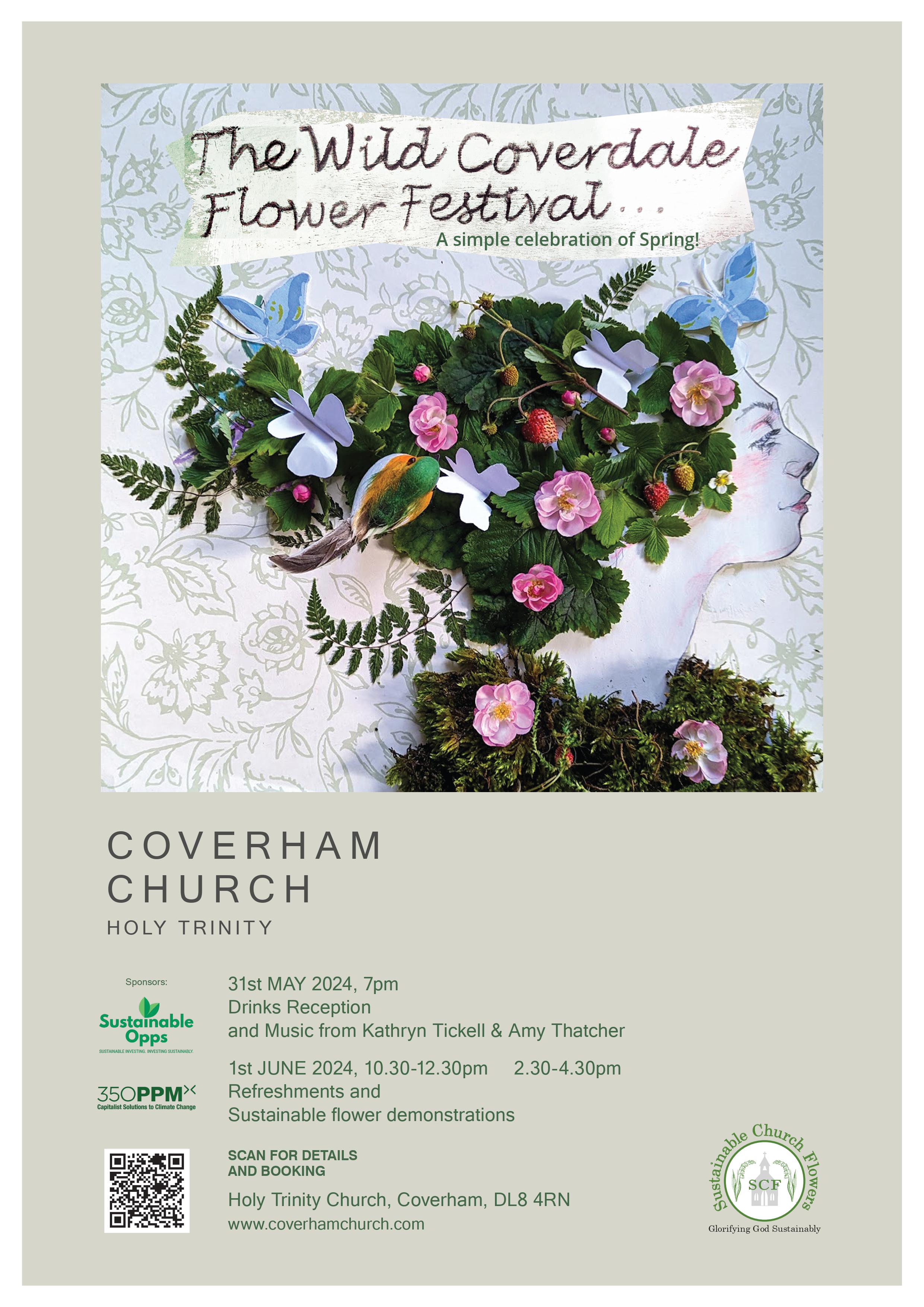 poster for THE WILD COVERDALE FLOWER FESTIVAL